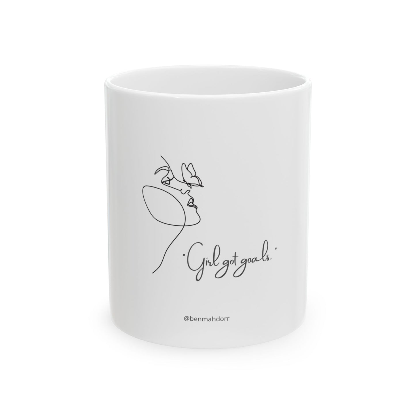 Tazza in ceramica | “Girl got goals”