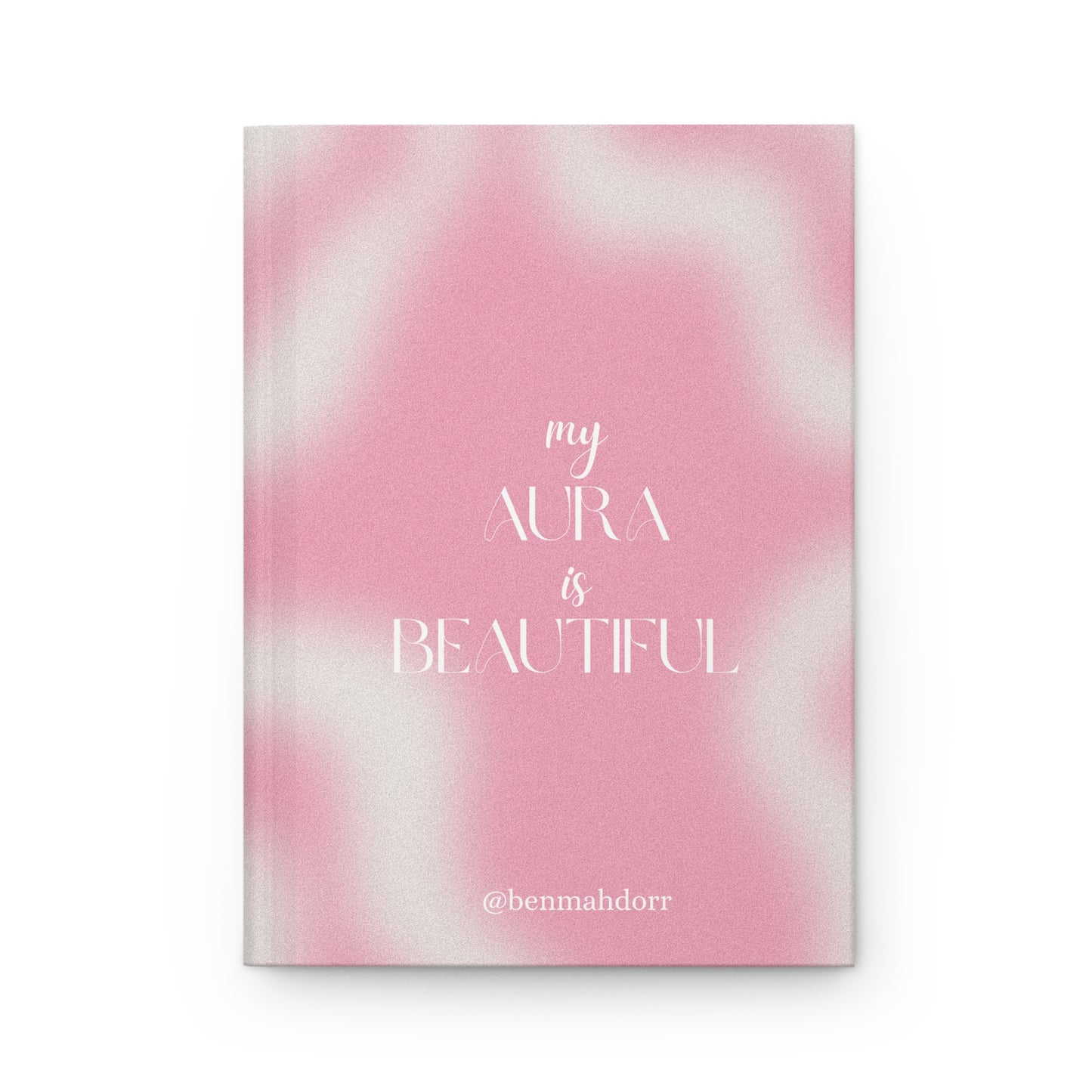 Notebook | "My Aura Is Beautiful" Pink Aesthetic Guided Notebook