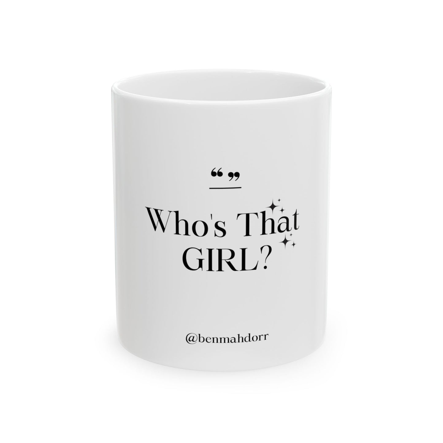Tazza in ceramica | “Who’s That GIRL?”